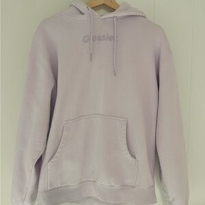 Glossier Soft Lilac Sweatshirt